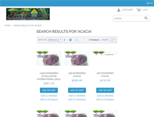 Tablet Screenshot of beautifulacacia.com